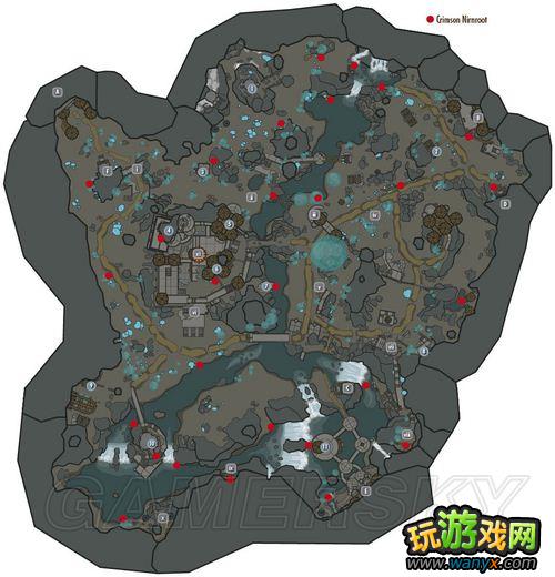 上古卷轴5:天际 黑降地图