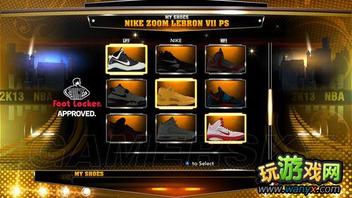 NBA 2K13101˫NIKE Ь ԶƥͼƬб