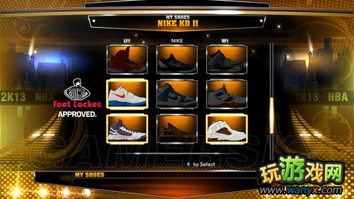 NBA 2K13101˫NIKE Ь ԶƥͼƬб