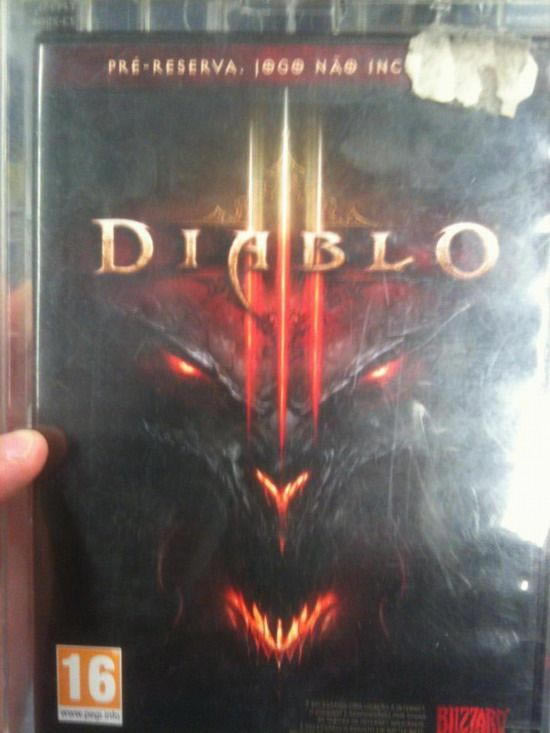 暗黑破坏神3游戏包装盒实物照片