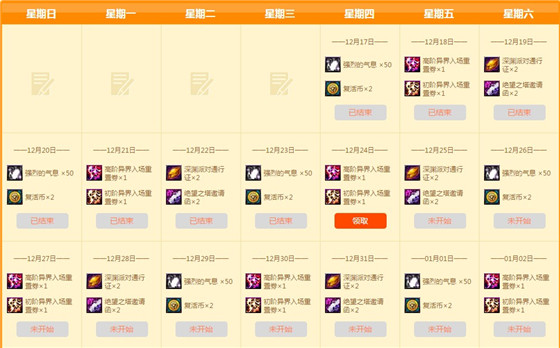dnf每日签到享好礼12月活动_dnf每日签到享好礼12月活动地址