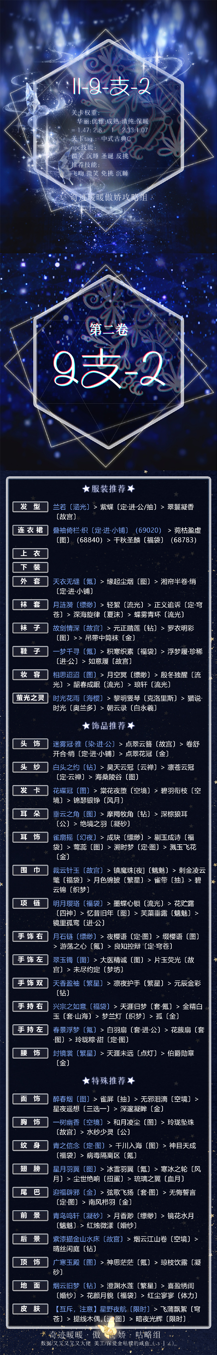 奇迹暖暖第二卷第九章支线二怎么搭配_奇迹暖暖第二卷第九章支线二高分搭配攻略