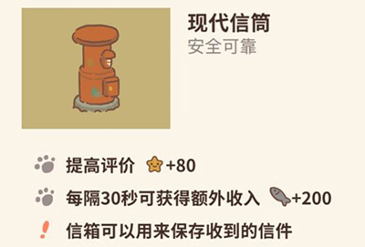 动物餐厅现代信筒有什么用_动物餐厅现代信筒作用攻略