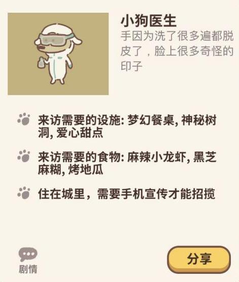 动物餐厅小狗医生如何解锁_动物餐厅小狗医生来访条件列表