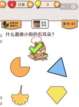我不是猪头第61关如何做_我不是猪头第61题攻略