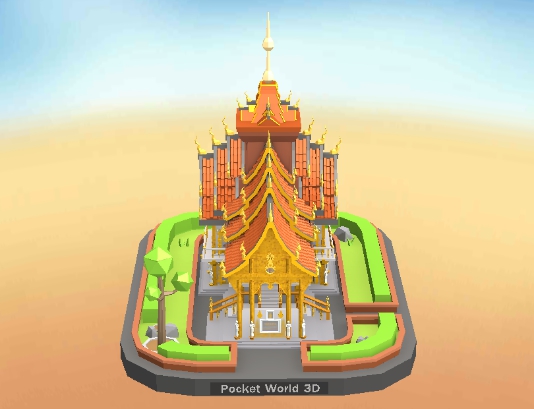 我爱拼模型泰国清迈布帕兰寺图解攻略_我爱拼模型泰国清迈布帕兰寺如何拼接
