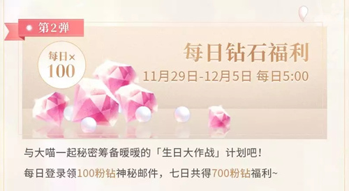 闪耀暖暖每日钻石福利活动详情_闪耀暖暖每日钻石福利活动内容列表